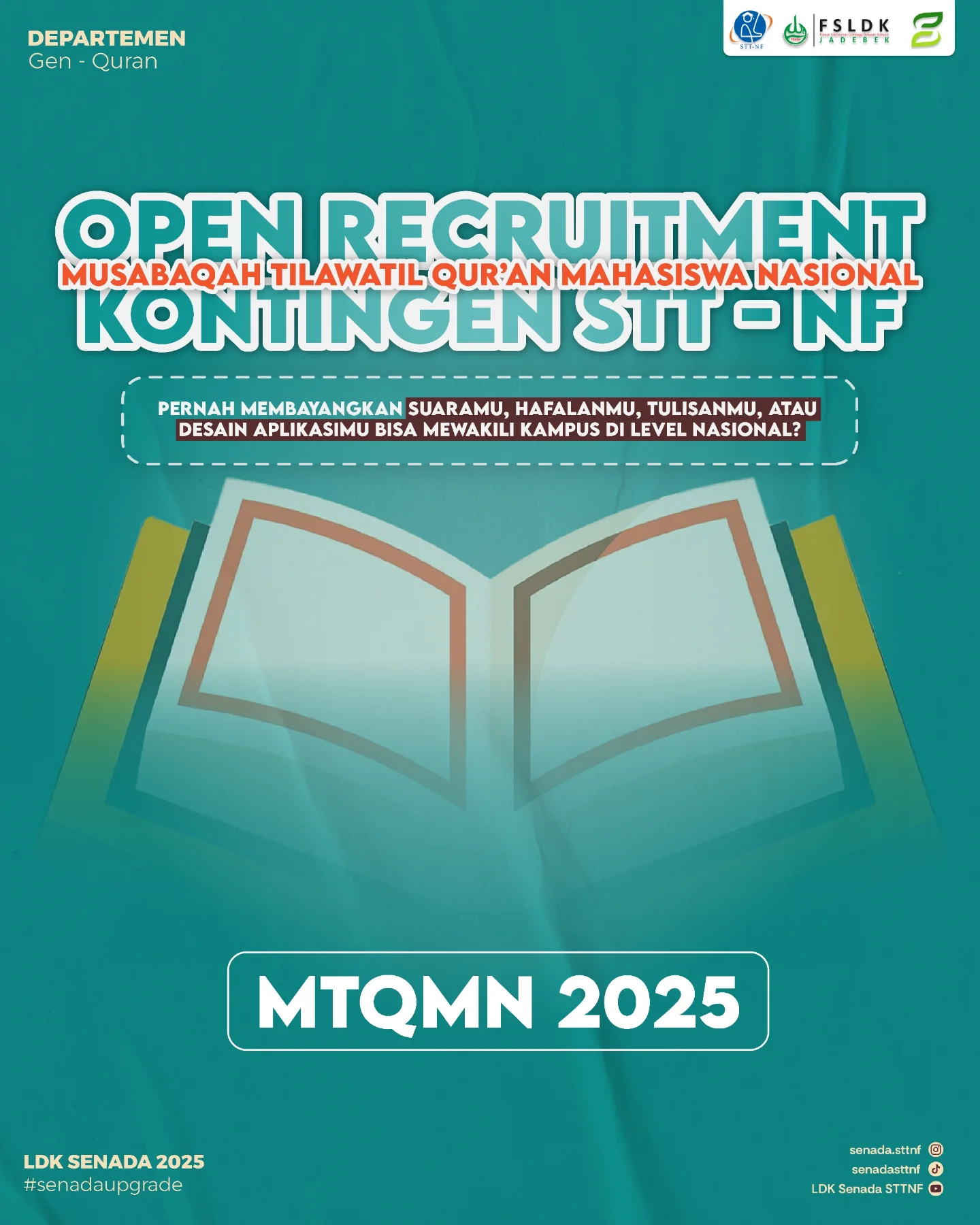 Poster Open Recruitmen MTQN