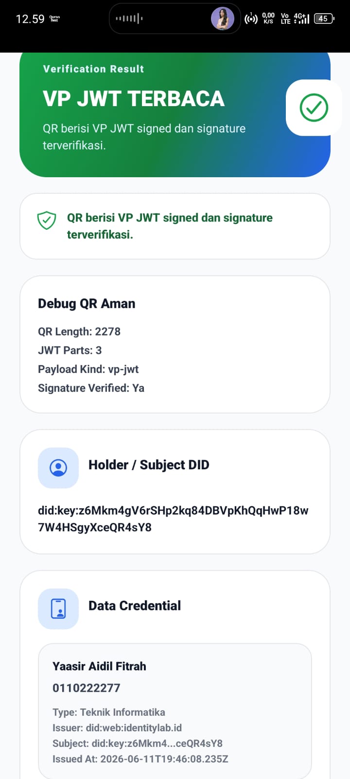 NF Identity ID — 2