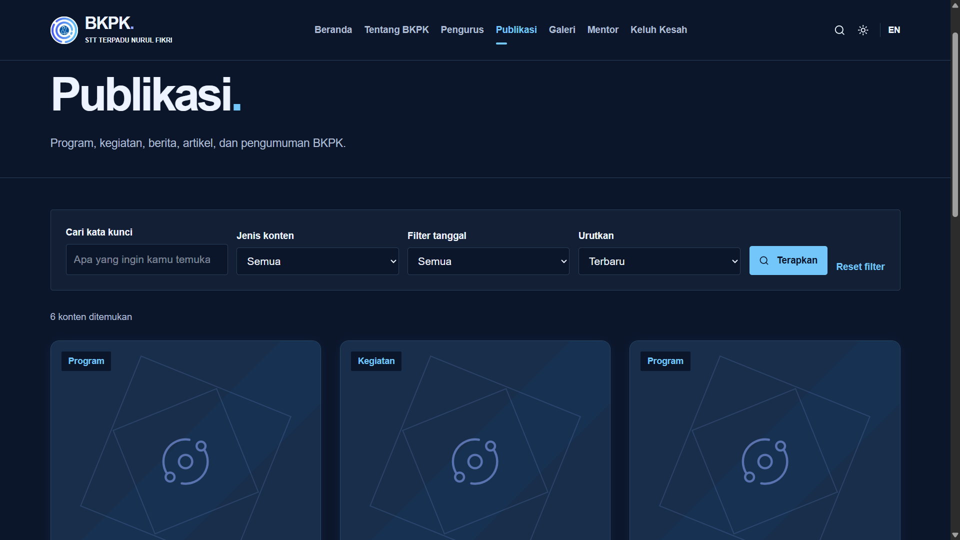 Organization Website — 4