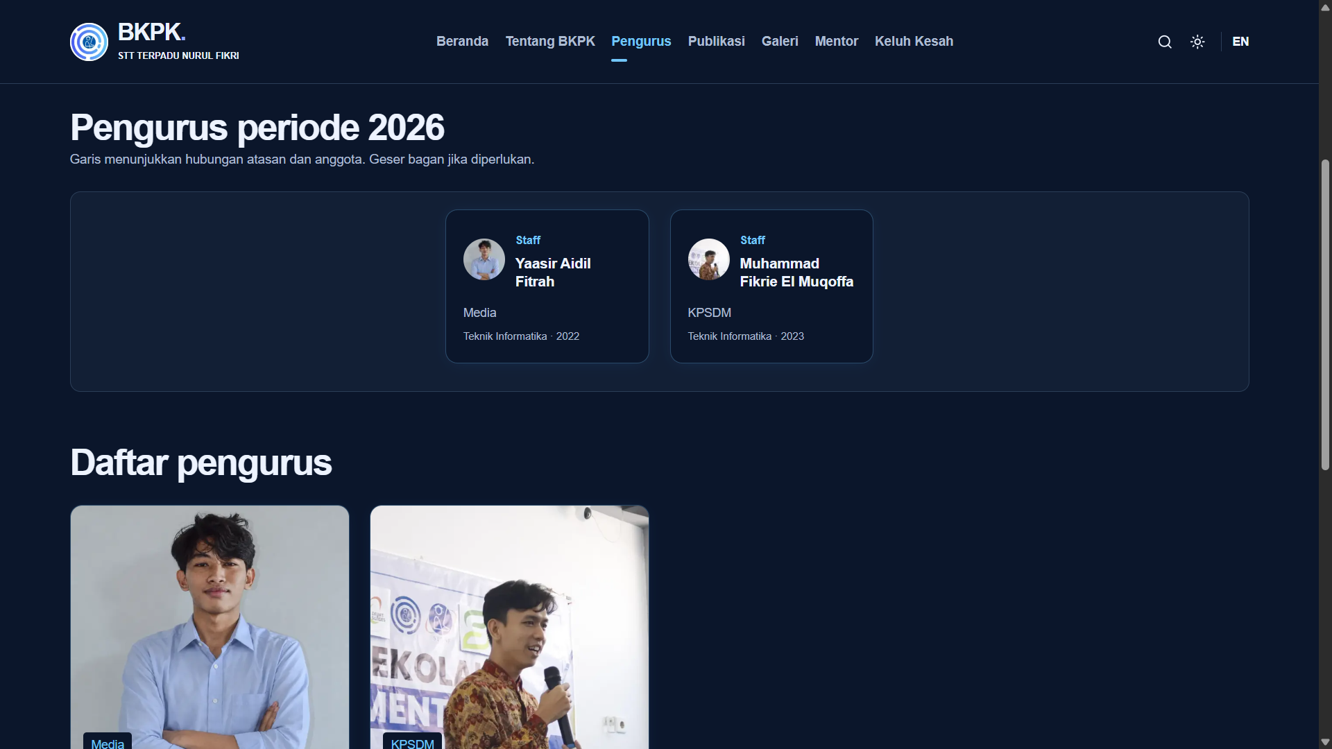 Organization Website — 3